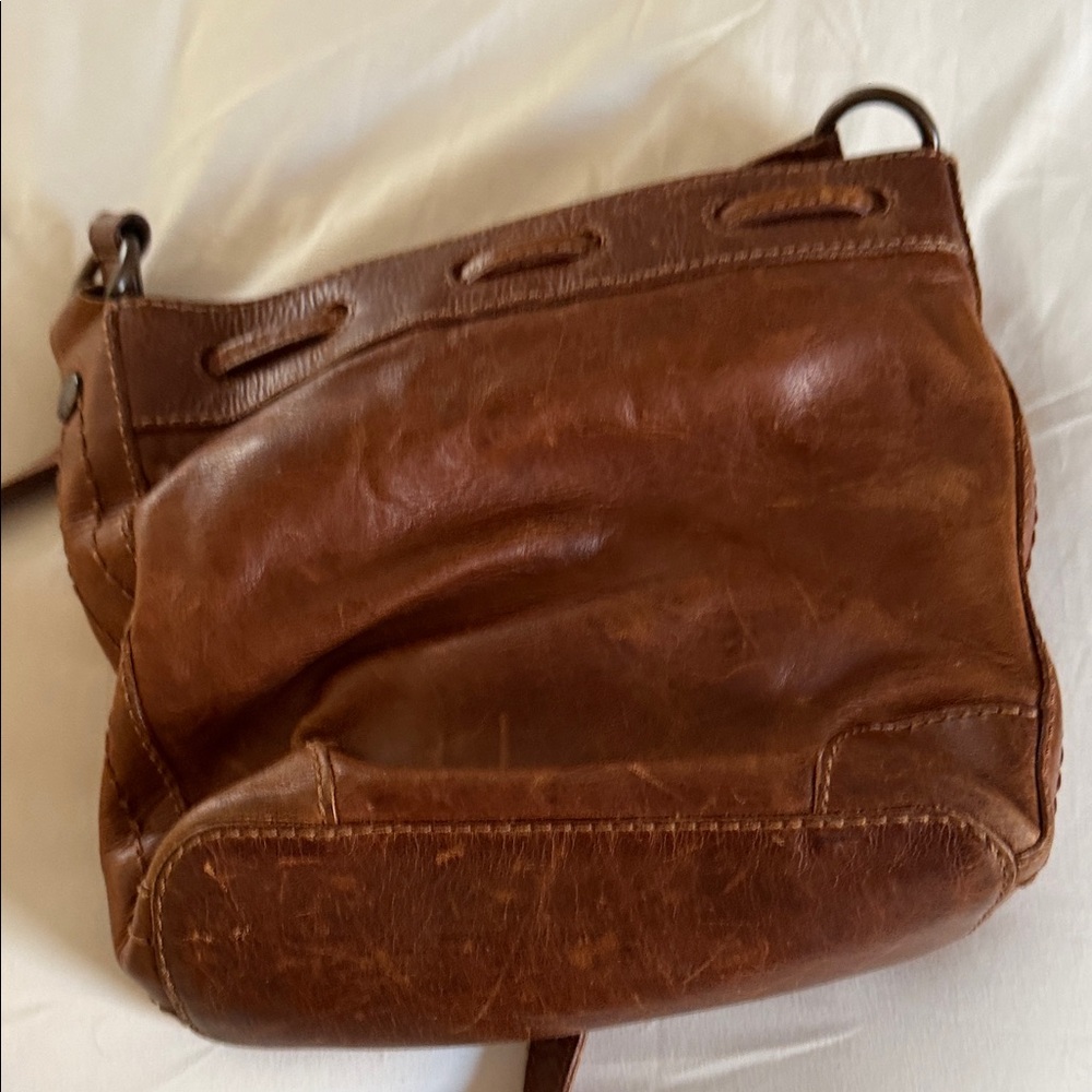 Frye Tan Leather Crossbody Bag - Picture 4 of 5